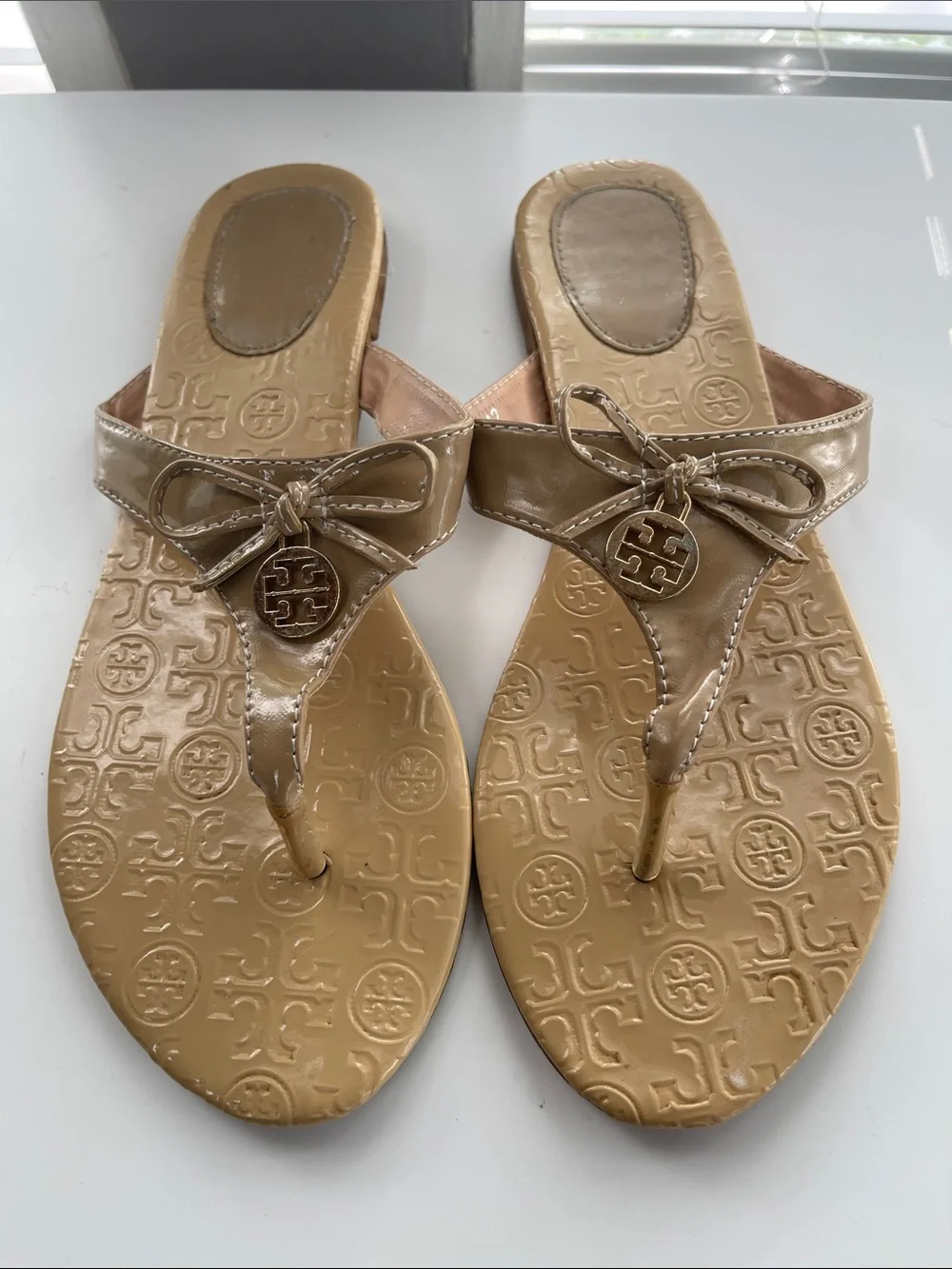 Tory Burch Miller Thong Sandals with Bows